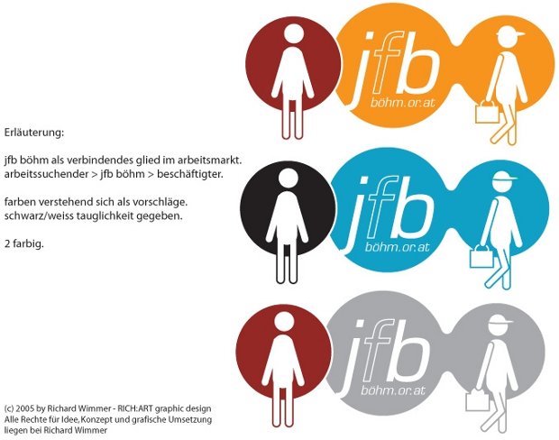 Farebné varianty loga JFB Job Machine