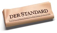 Logo novín Der Standard na zloženom výtlačku