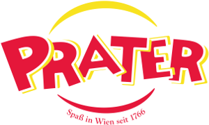 Logo združenia viedenského Prátra s červeným nápisom Prater