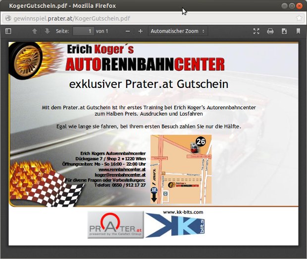 Poukaz Prater.at do centra autodráh Ericha Kogera