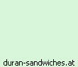 Banner Duran Sandwiches s plnenou žemľou a logom