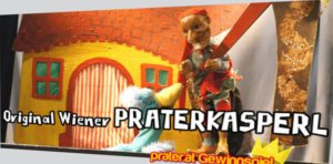 Originálne viedenské divadielko "Praterkasperl"